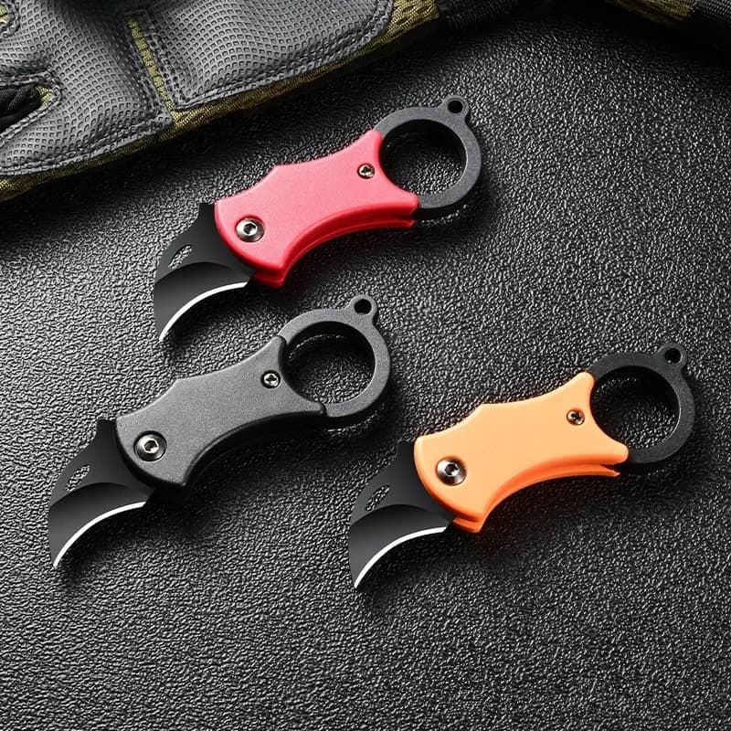 2026 New Outdoor Folding Knife EDC Key  Cutter Necklace Knife Camping Portable  Pocket Knife