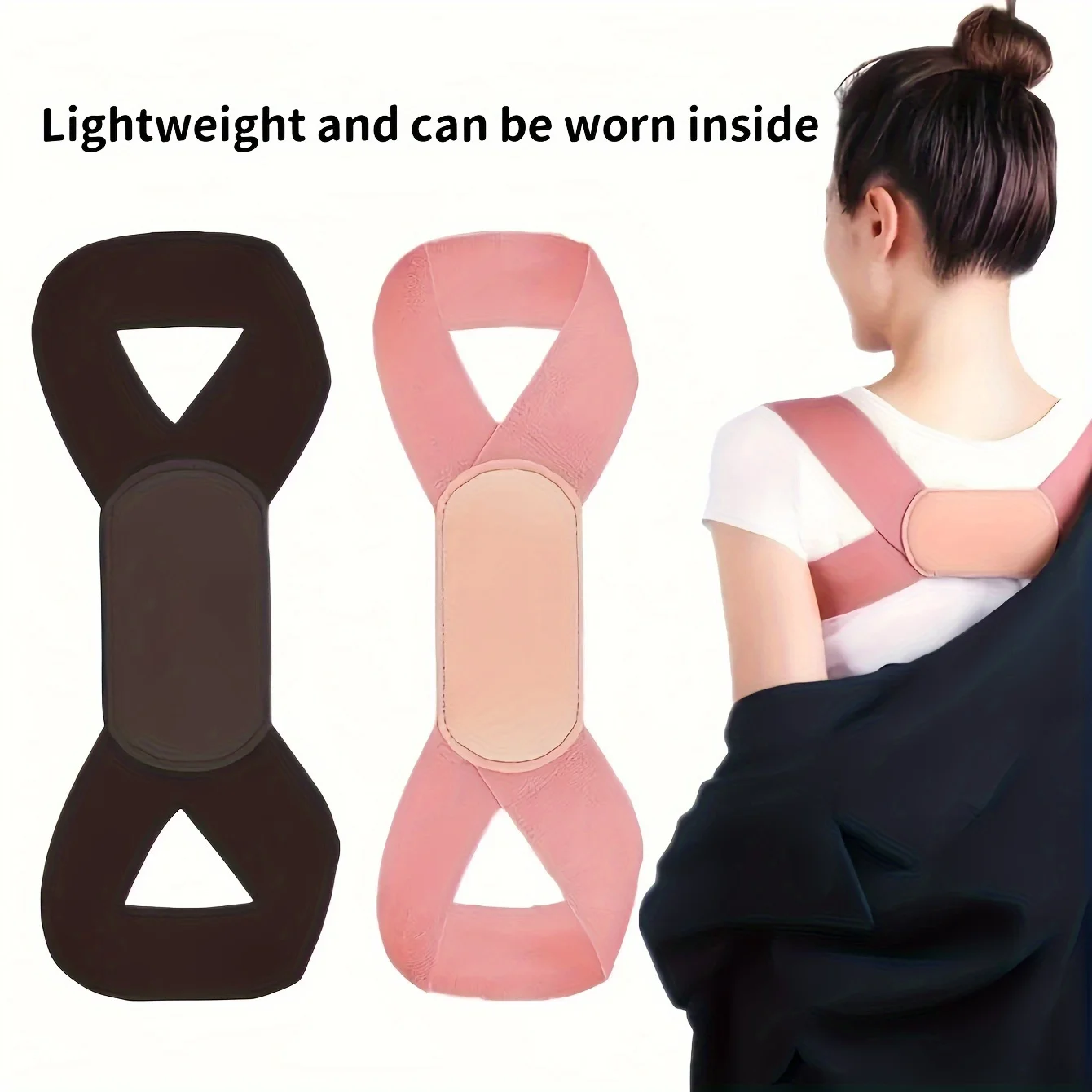 Ladies' breathable invisible posture corrector - fashionable and comfortable back support accessory